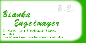 bianka engelmayer business card